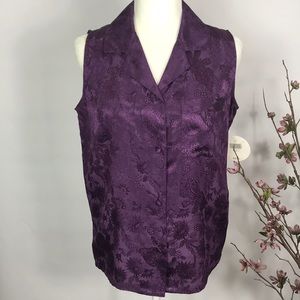 Purple Sleeveless Women's Top